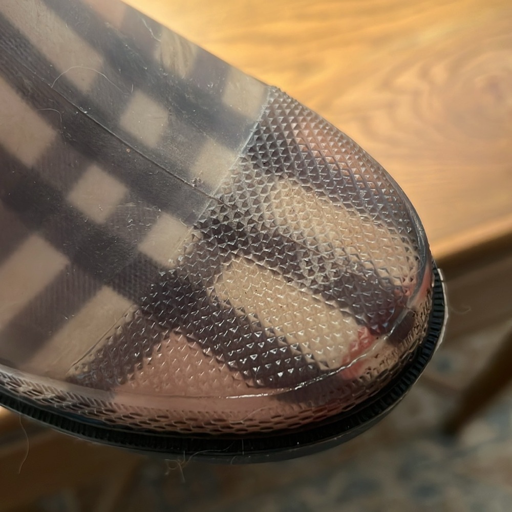 Burberry Knee-High Rubber Rain Boots - Picture 4 of 6